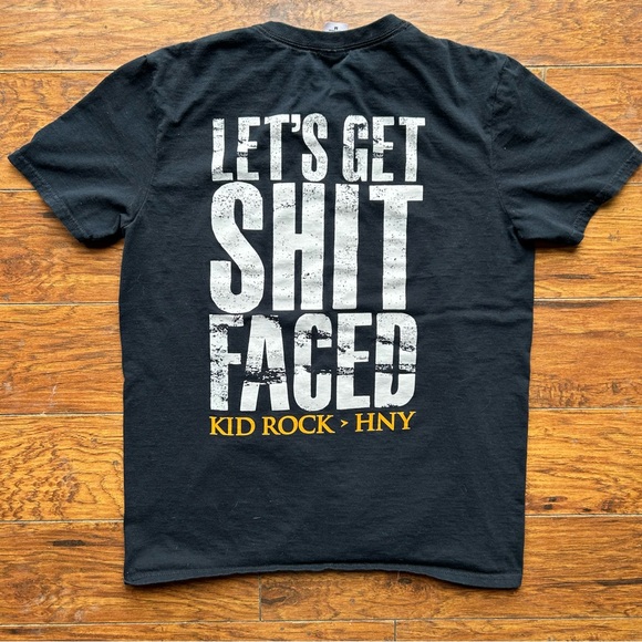 Kid Rock 2013 Rebel Soul Tour Concert Men’s Medium T Shirt 100% Cotton Jim Bean - Picture 2 of 6